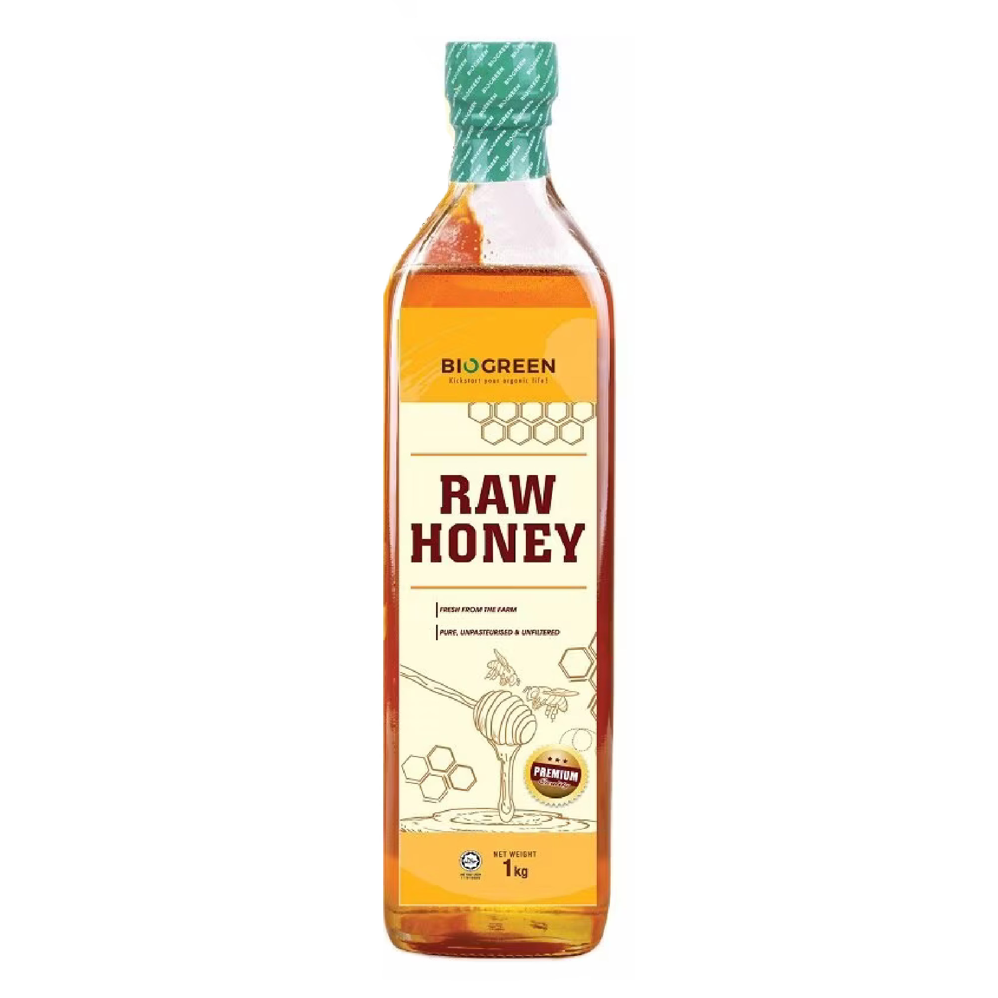 BIOGREEN Raw Honey 1kg