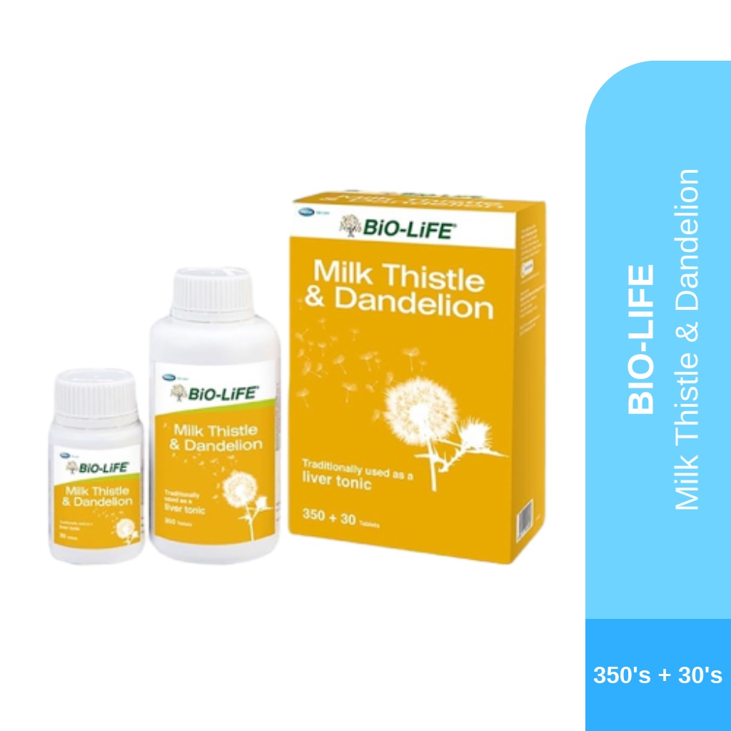 Bio-Life Milk Thistle & Dandelion 350'S + 30'S