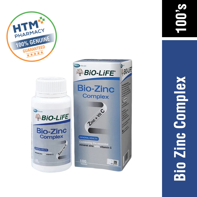 BIO-LIFE Bio-Zinc Complex 100'S