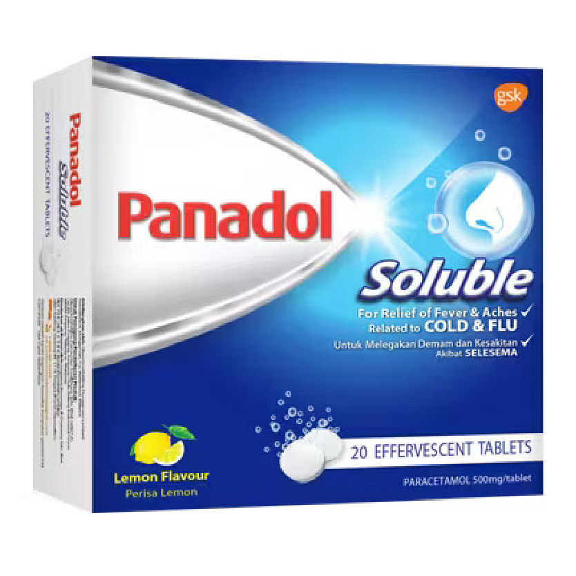 Panadol Soluble - Lemon Flavour 4's