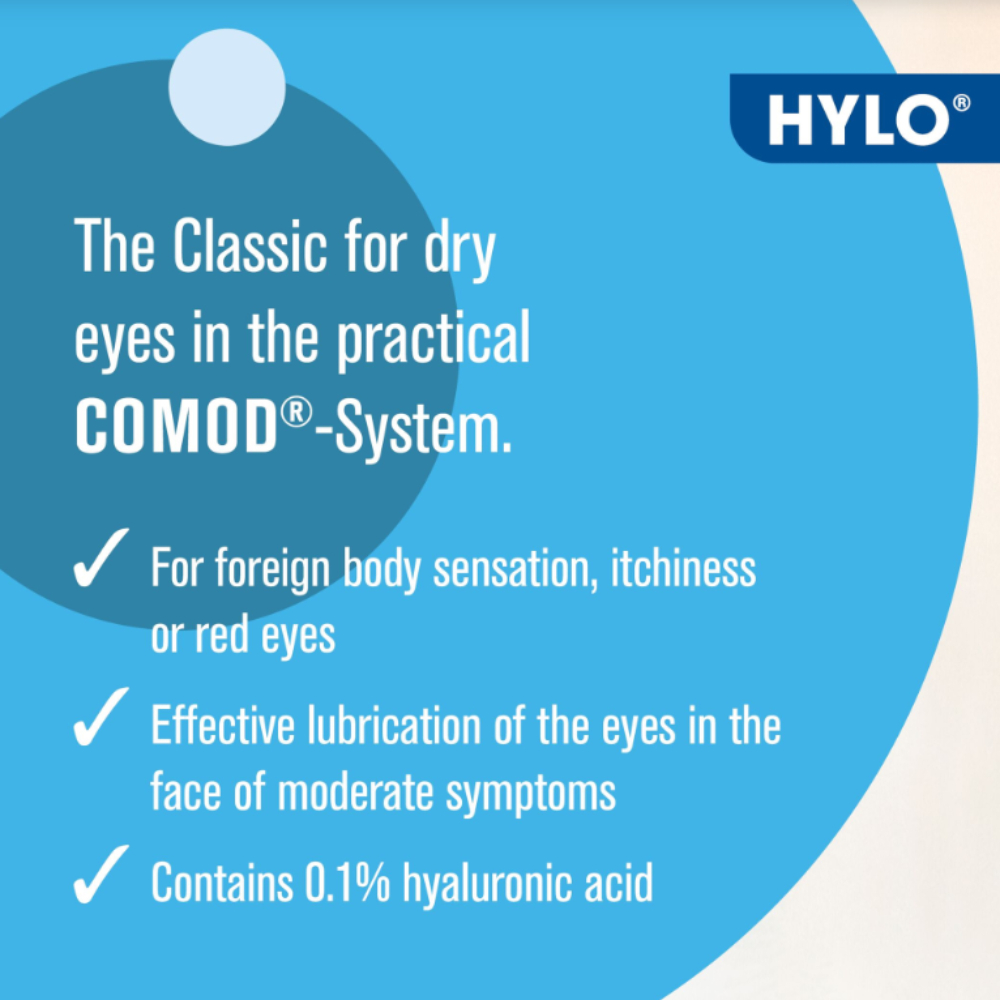 Hylo-Comod 1MG/ML Eye Drops 10ML