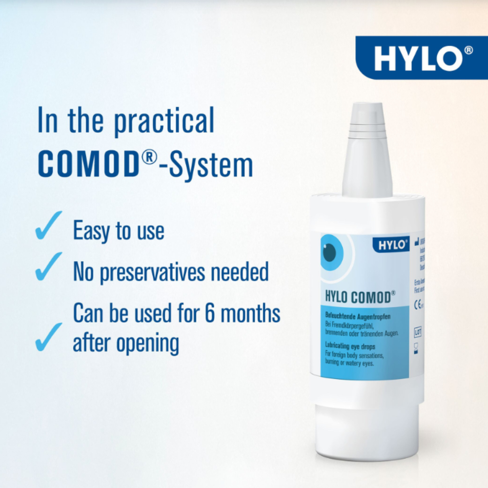 Hylo-Comod 1MG/ML Eye Drops 10ML