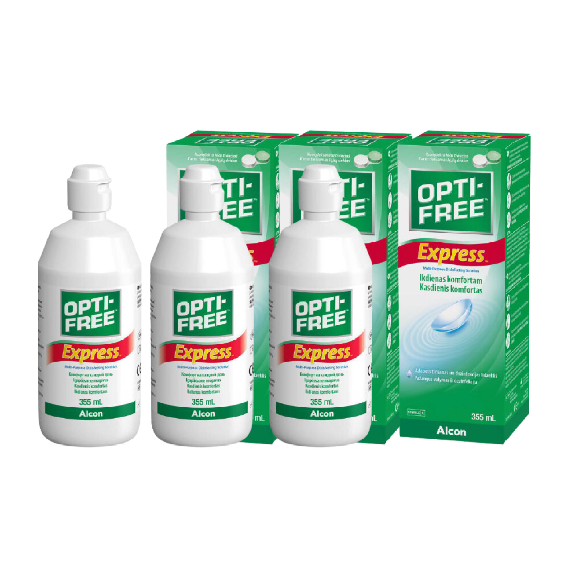 ALCON Opti-Free Express 355ml x 3