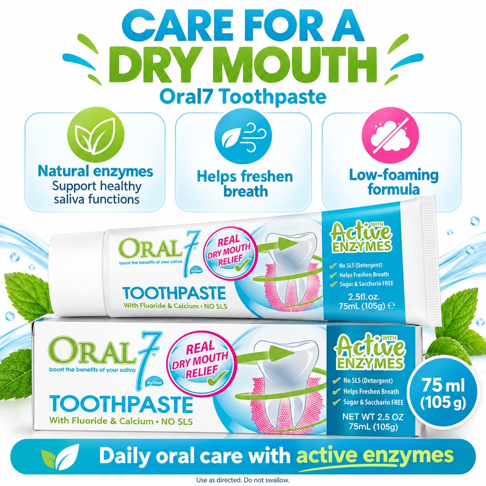 ORAL7  Moisturising Toothpaste 105g for Oralseven Toothpaste, Ubat Gigi Oralseven