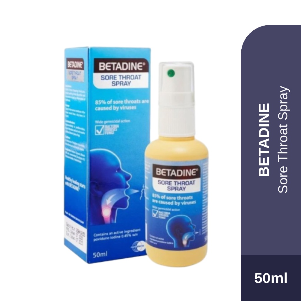Betadine Sore Throat Spray 50ml