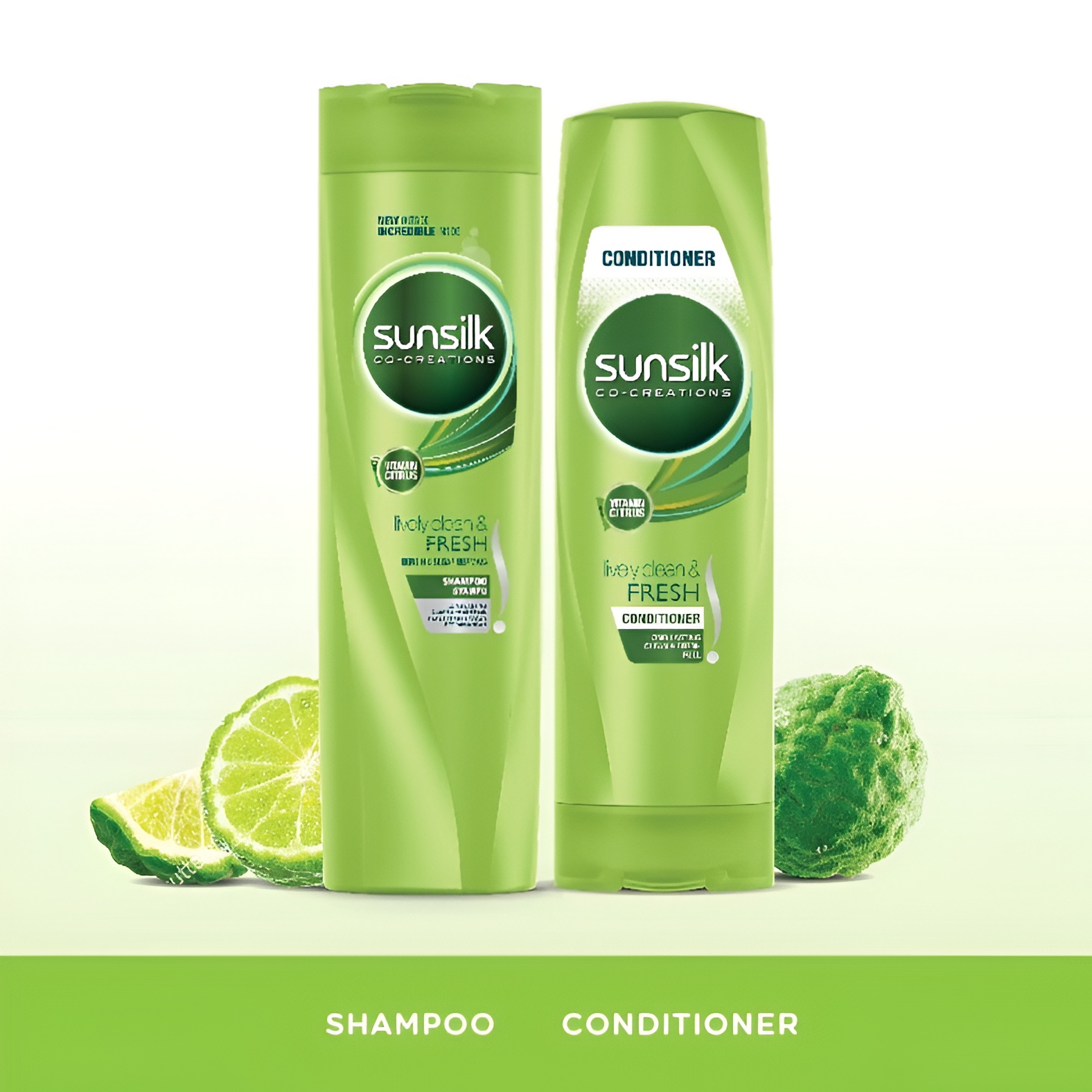 SUNSILK Conditioner Lively Clean & Fresh 300ml for Hair Soft and Fresh, 清爽型护发素