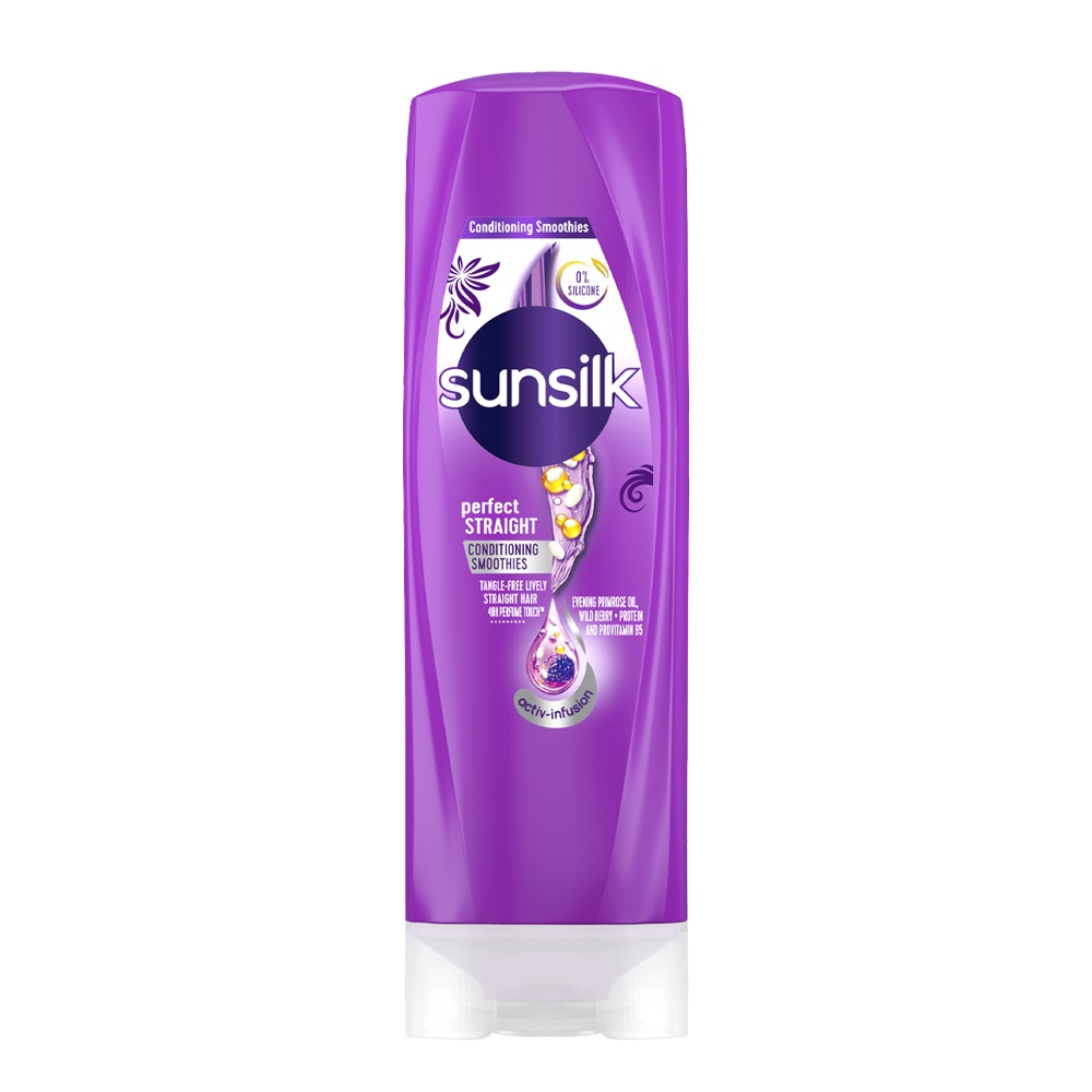 SUNSILK Conditioner Perfect Straight 300ml for Hair Smoothing Conditioner, 直顺发质护理, 毛躁发质适用