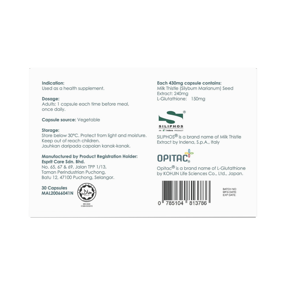 LA LIFE ARMOR Livfend 30’s for Liver Supplement, Milk Thistle Supplement