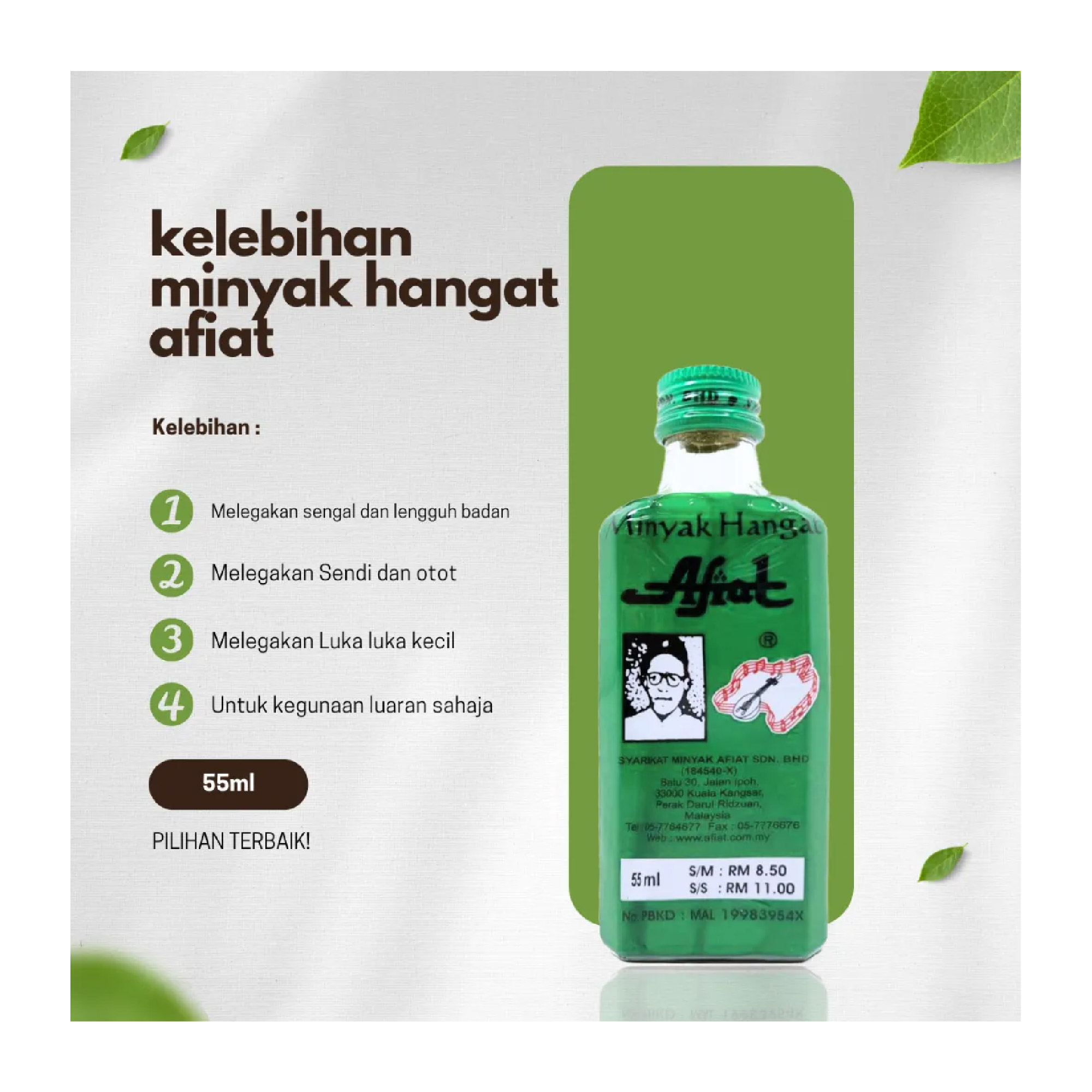 MINYAK HANGAT AFIAT 55ML