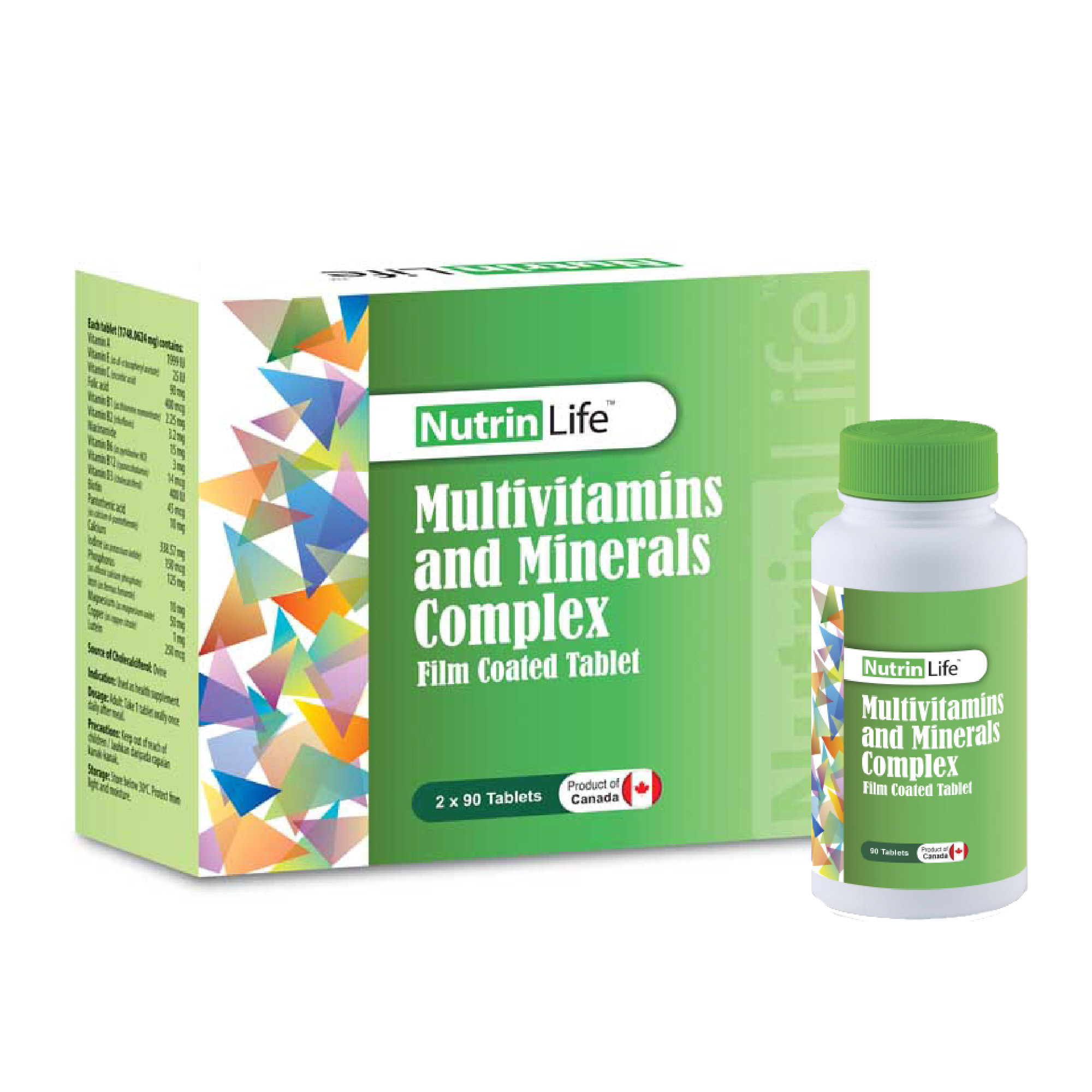 Nutrinlife Multivitamin & Minerals 90's