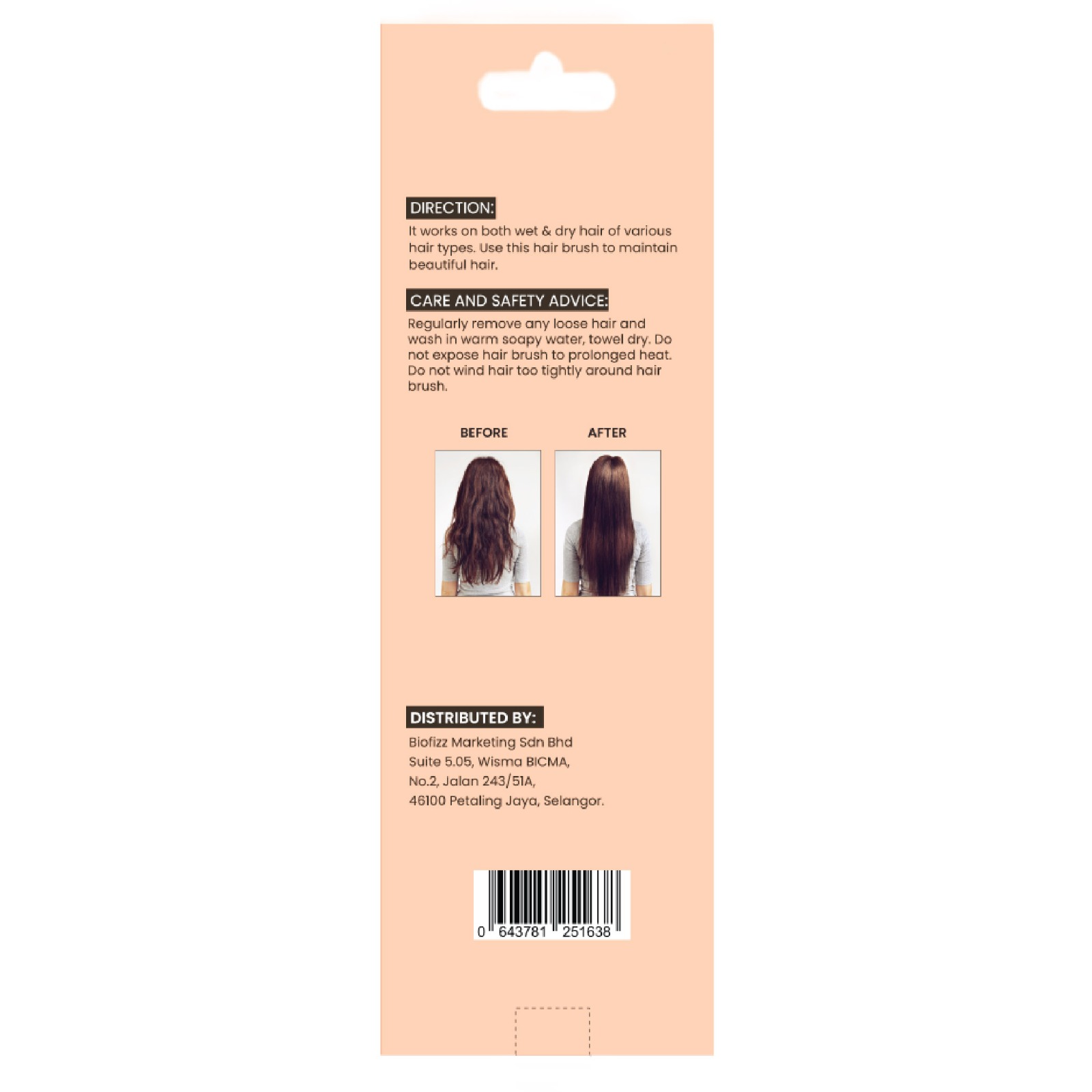 BIOMEDI Dry Wet Brush, Tangle Brush, 2 in 1 Soft Hair Brush (毛刷) - 1's