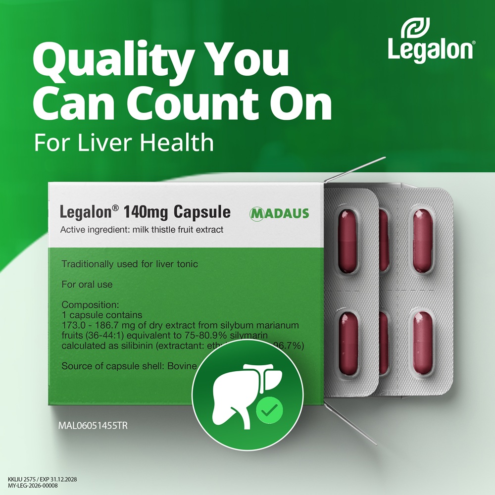Legalon 140mg Capsules, Pack of 100, Gentle Support for Your Liver, Made with Milk Thistle Extract