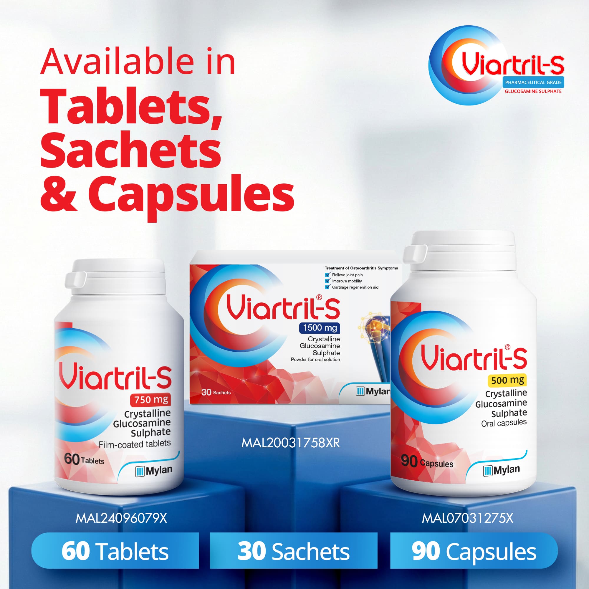 VIARTRIL-S 500MG 90'S
