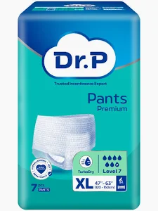 DR.P Premium Level 7 Pants M / L / XL (1 Carton) Adult Diapers Pants Murah, Lampin Dewasa
