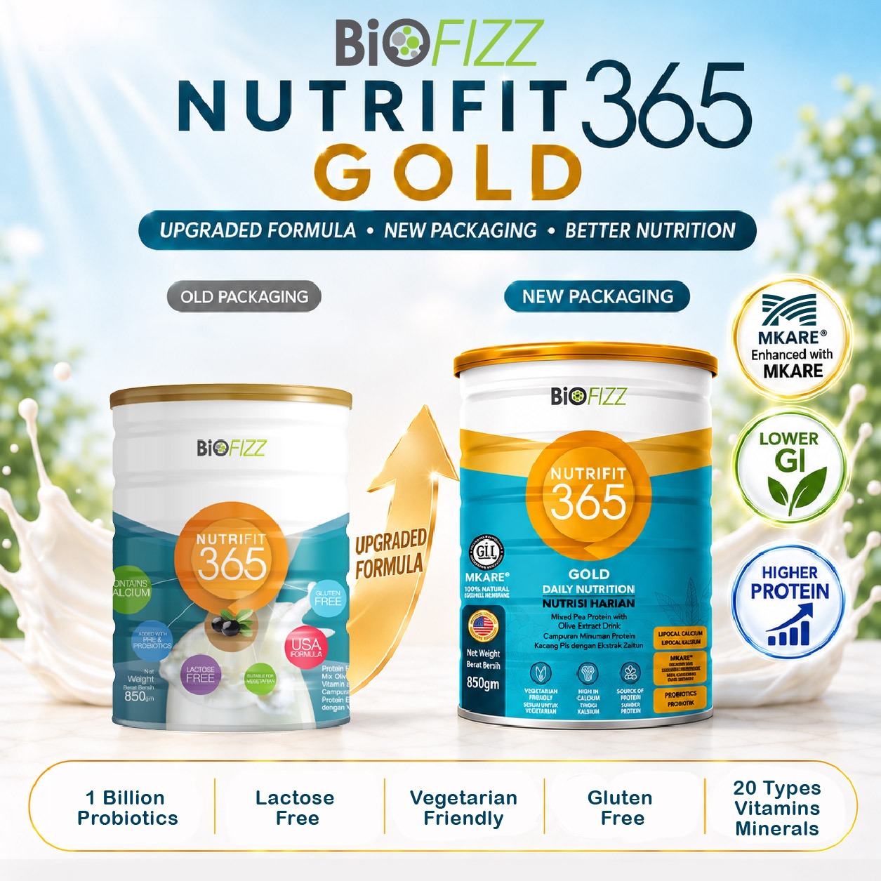 BIOFIZZ Nutrifit 365 Gold 800g