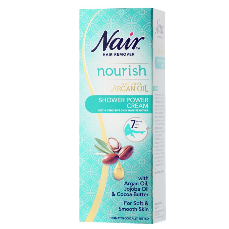 Nair Hair Remover Nourish Natural Argan Oil - Shower Power Cream 200ML