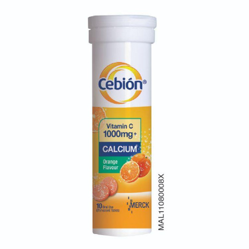 Cebion Effervescent Vitamin C 1000mg 10 S