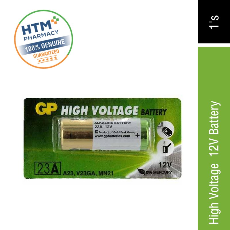  6 GP 12V Alkaline Batteries Size 23AE Package : Health &  Household