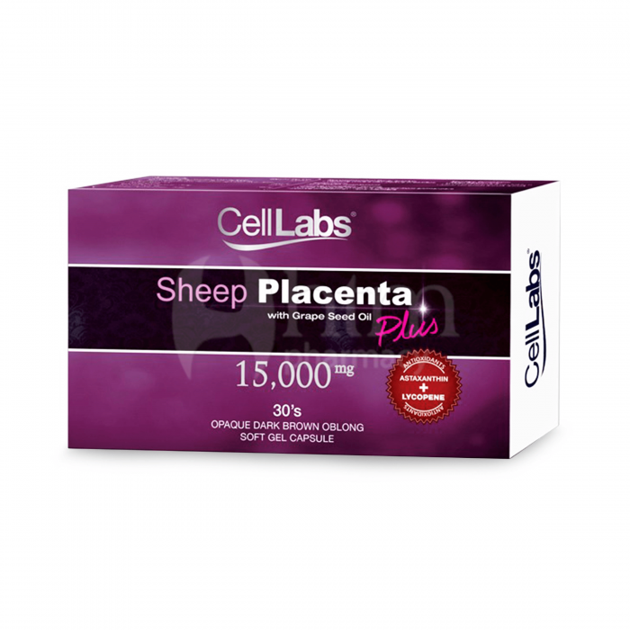 Celllabs Sheep Placenta Plus With Grape Seed Oil Plus 30'S