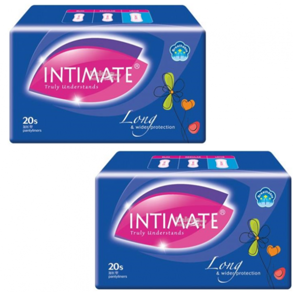 Intimate Long Pantyliners 20's x 2 M84