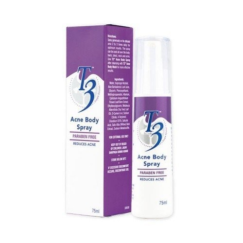 T3 Acne Body Spray 75ml