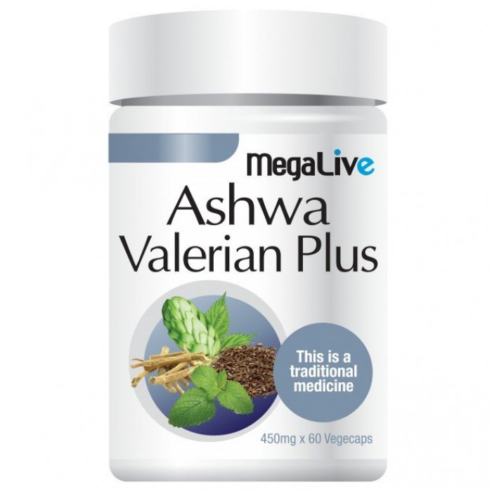 MegaLive Ashwa Valerian Plus 60's