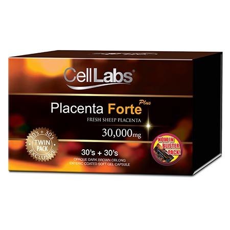 Celllabs Placenta Forte Plus 30'S x 2 (Blister Pack)