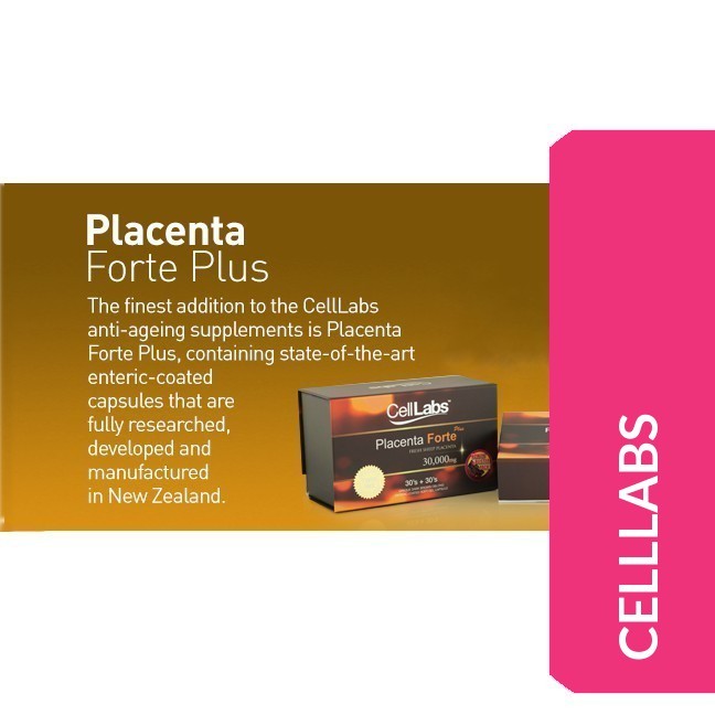 Celllabs Placenta Forte Plus 30'S x 2 + 30'S (Blister Pack)