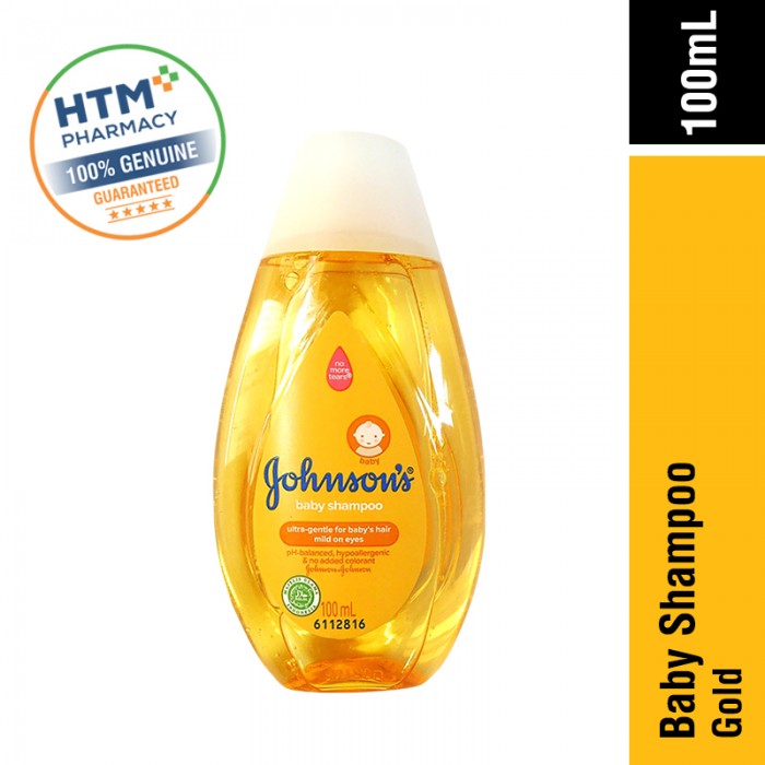 JOHNSONS Baby Shampoo 100ml - Gold