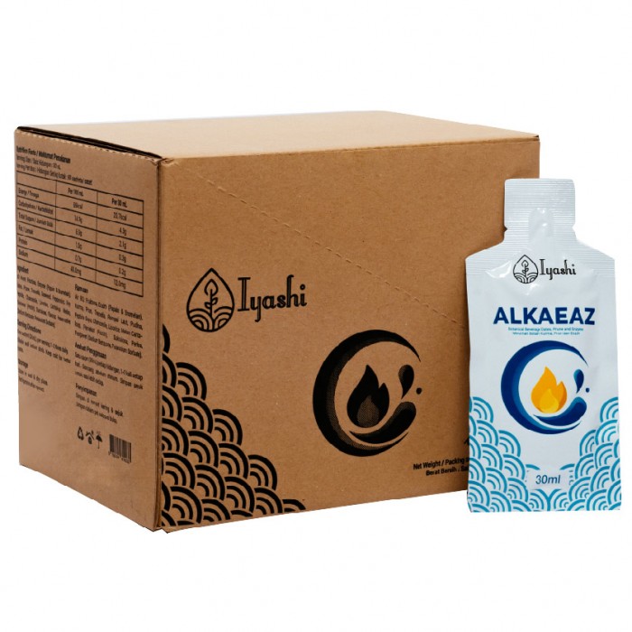 Iyashi Alkaeaz - Gastric Medicine Antacid , Promote Gut Health Supplement , Ubat Gastrik Angin 30ml x 60's