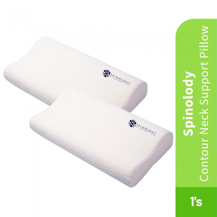 Spinology Contour Memory Foam Pillow Neck Support Ergonomic Orthopedic Neck Support Pillow 頸椎枕頭