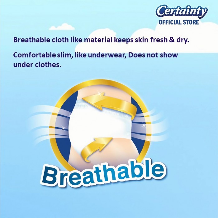 CERTAINTY Drypants Adult Diapers 8's x 2 Size - XL, Adult Diapers Pants / Pampers Dewasa / 成人 尿裤