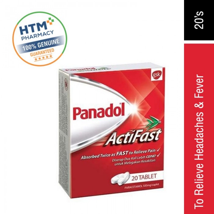 Panadol Actifast 500mg 20's