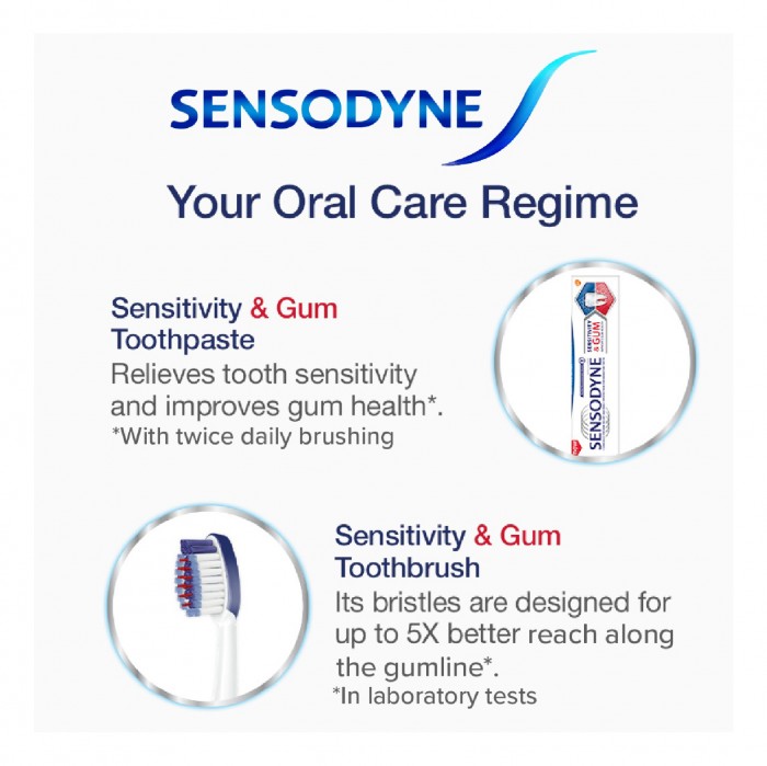 Sensodyne Sensitivity & Gum 100g Foc Toothbrush