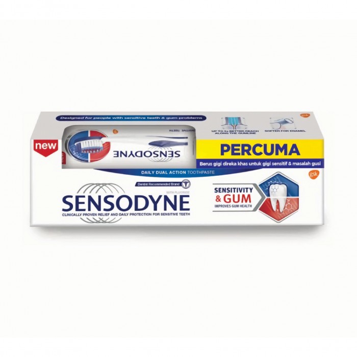 Sensodyne Sensitivity & Gum 100g Foc Toothbrush