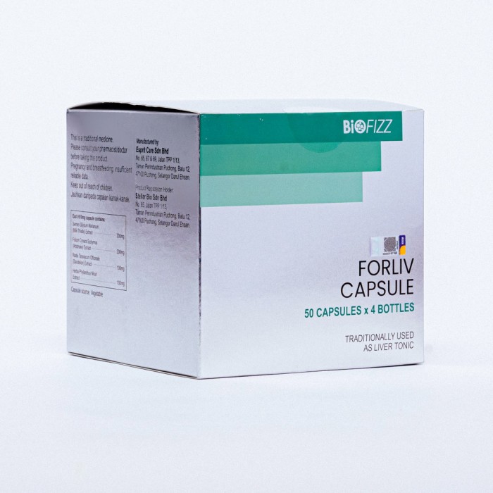 BIOFIZZ Forliv Capsule 50'S X 4