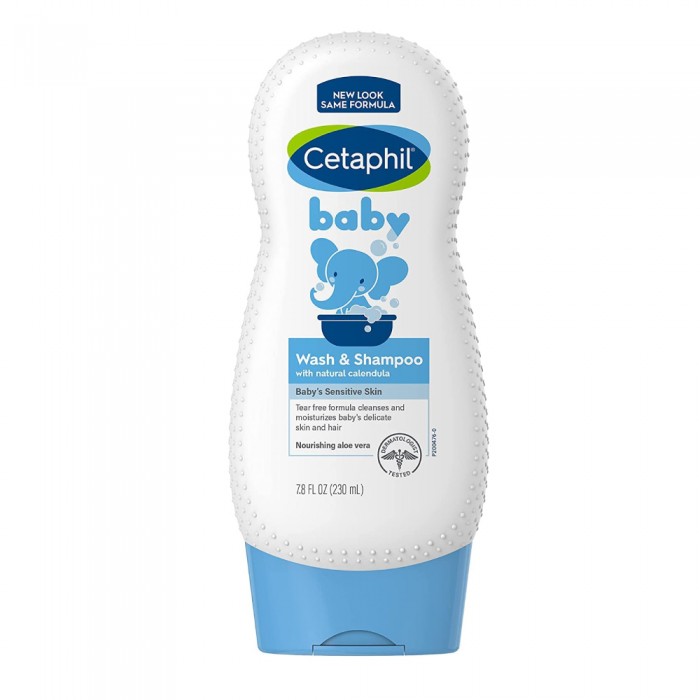 CETAPHIL Baby Moisturising Bath & Wash 230ml for Sabun Baby, Body Wash, Baby Soap
