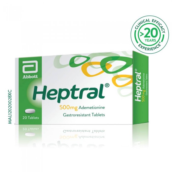 ABBOTT Heptral Ademetionine  20's for Liver, Liver Health, Fatty Liver