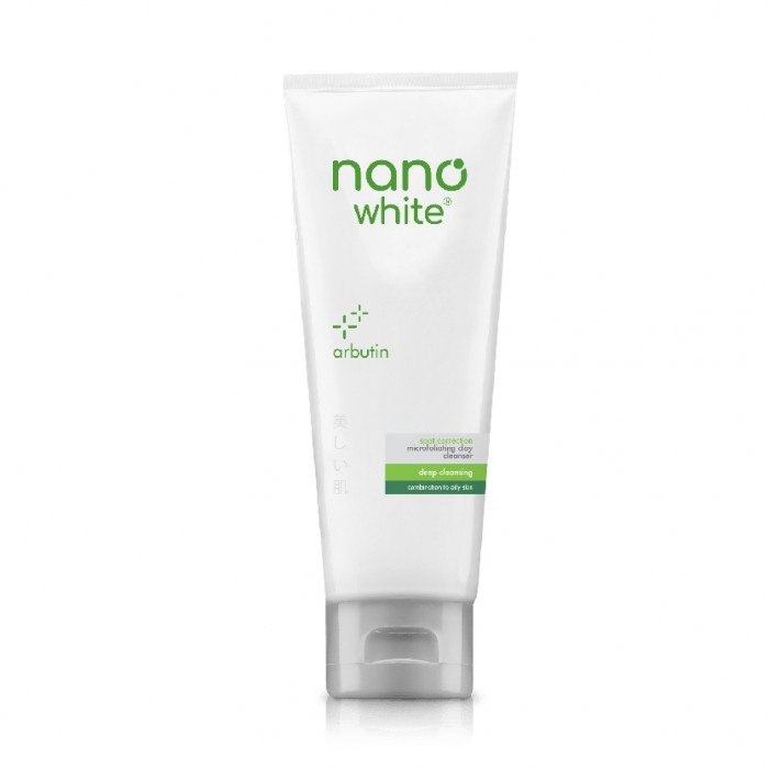 Nanowhite Spot Correcting Microfoliating Clay Cleanser 100ml Facial cleanser 洗臉霜/洗面奶 Brightening  Pencuci Muka