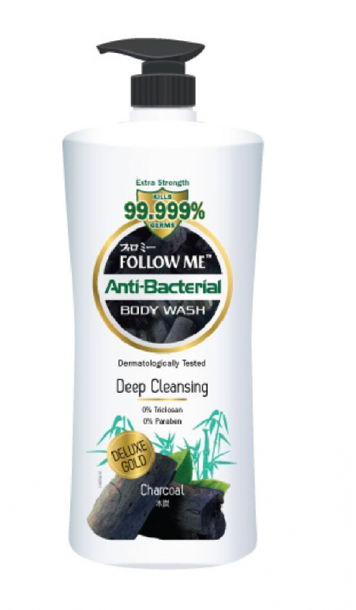 Follow Me Body Wash 950ml - Charcoal Deep Cleansing