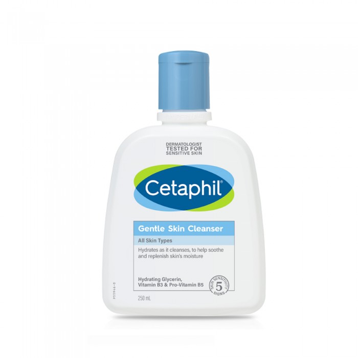 CETAPHIL Gentle Skin Cleanser 250ml for Face Wash and Body Wash, Sabun Mandi