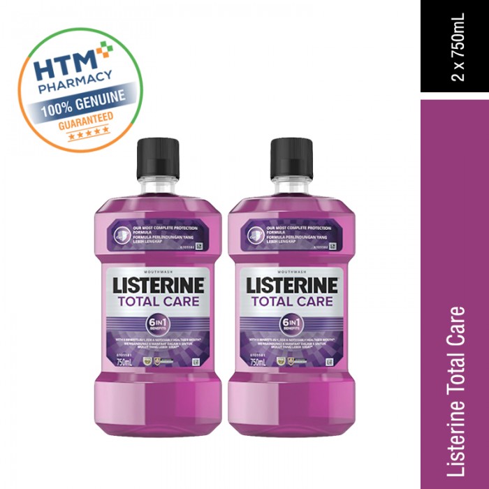 LISTERINE 750ML X 2 - TOTAL CARE SENSITIVE