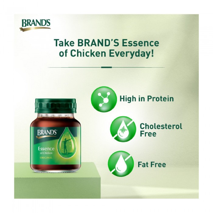 BRANDS Essence of Chicken 70g X 15's with High Protein Chicken Essence for Immune & Energy Booster, Pati Ayam