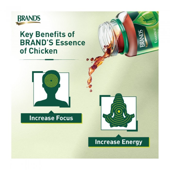 BRANDS Essence of Chicken 70g X 15's with High Protein Chicken Essence for Immune & Energy Booster, Pati Ayam