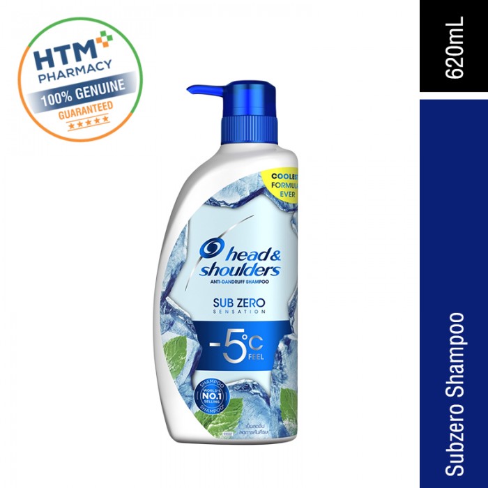 HEAD & SHOULDERS SHAMPOO 620ML - SUBZERO