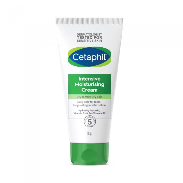 CETAPHIL Intensive Moisturising Cream 85g for Moisturizer, Moisturiser, Krim Muka, 保湿