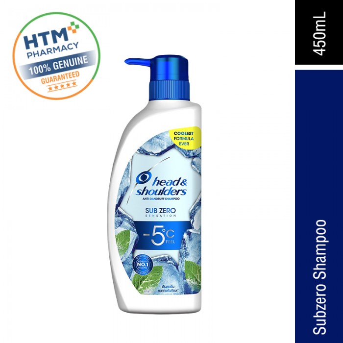 HEAD & SHOULDERS SHAMPOO 450ML - SUBZERO