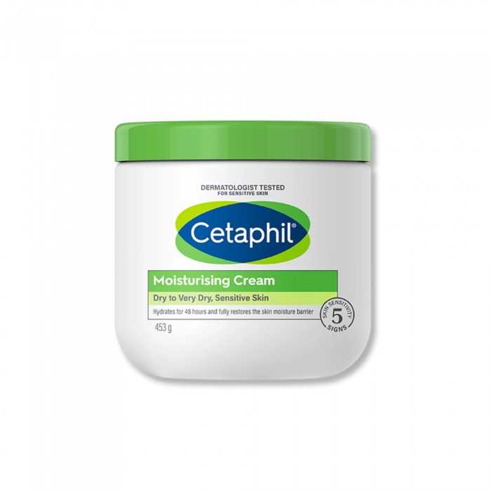 CETAPHIL Moisturizing Cream 453g for Sensitive Skin, Moisturizer, Moisturiser, Pelembab