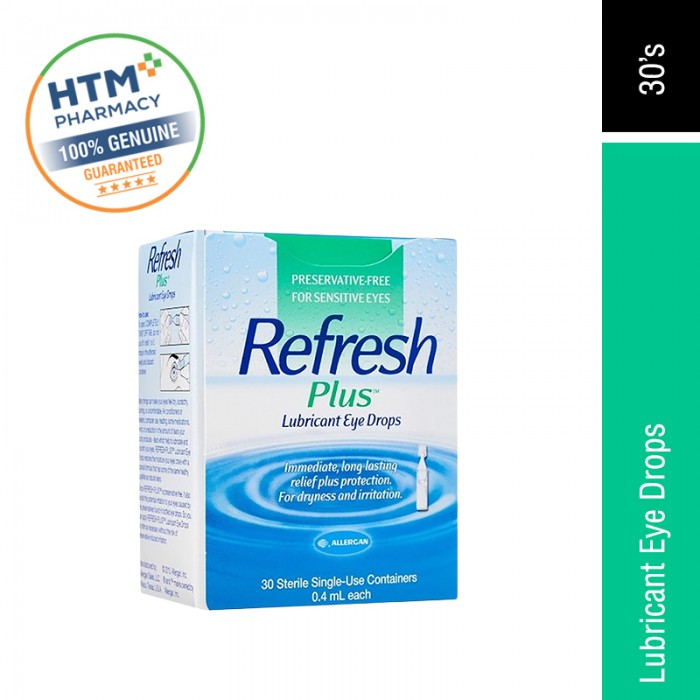 REFRESH PLUS EYE DROPS 30'S