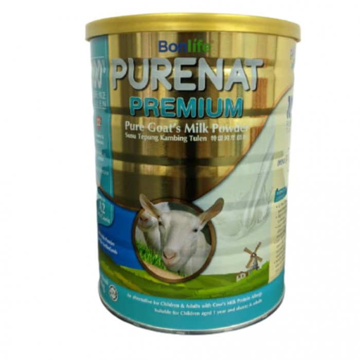 BONLIFE GREENFOOD PURENAT PREMIUM PURE GOAT MILK POWDER 800G